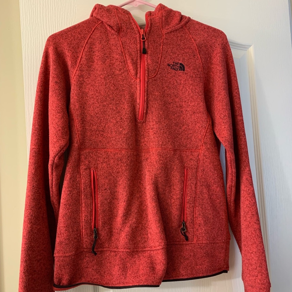 North Face fleece hoodie